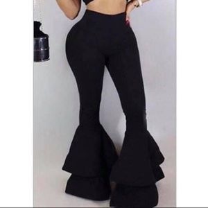 Black Flare Pants